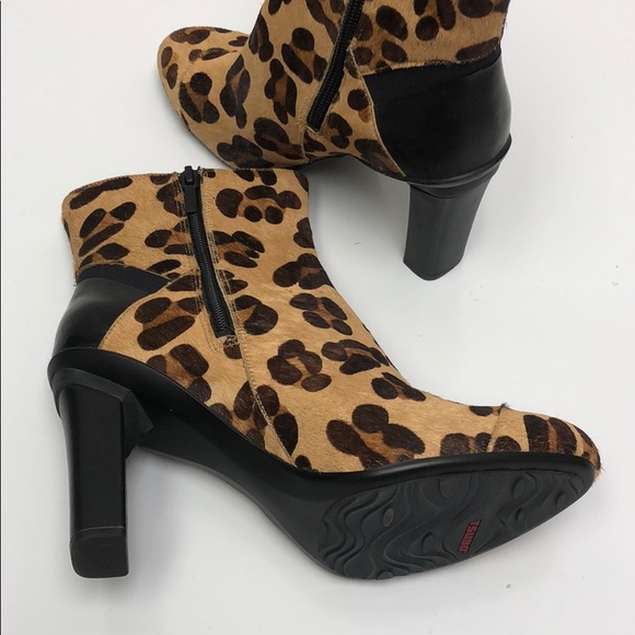 Tsubo women’s Boots Cheetah Leather 7.5 New - Picture 8 of 8